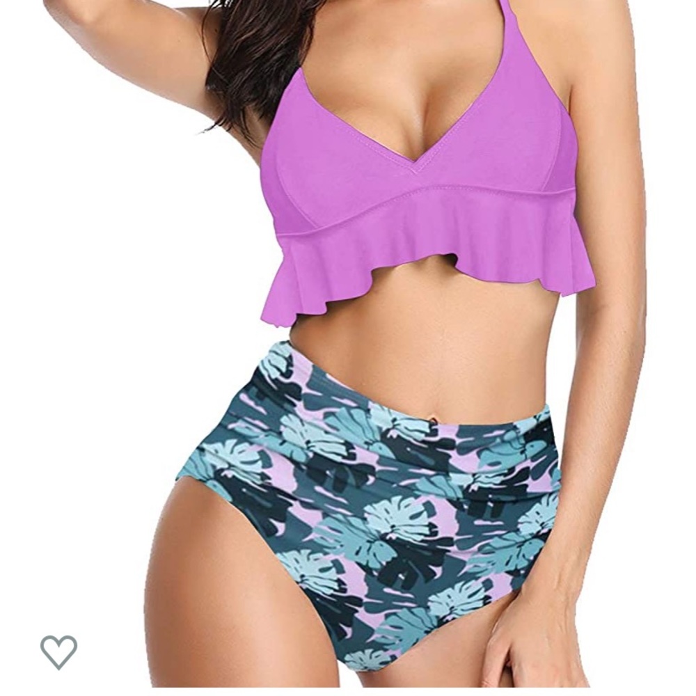 Cross back, high waisted, never worn bikini